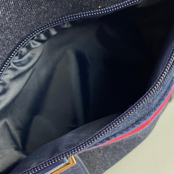 Tommy Hilfiger Demin Synthetic Leather Mini Backpack Blue